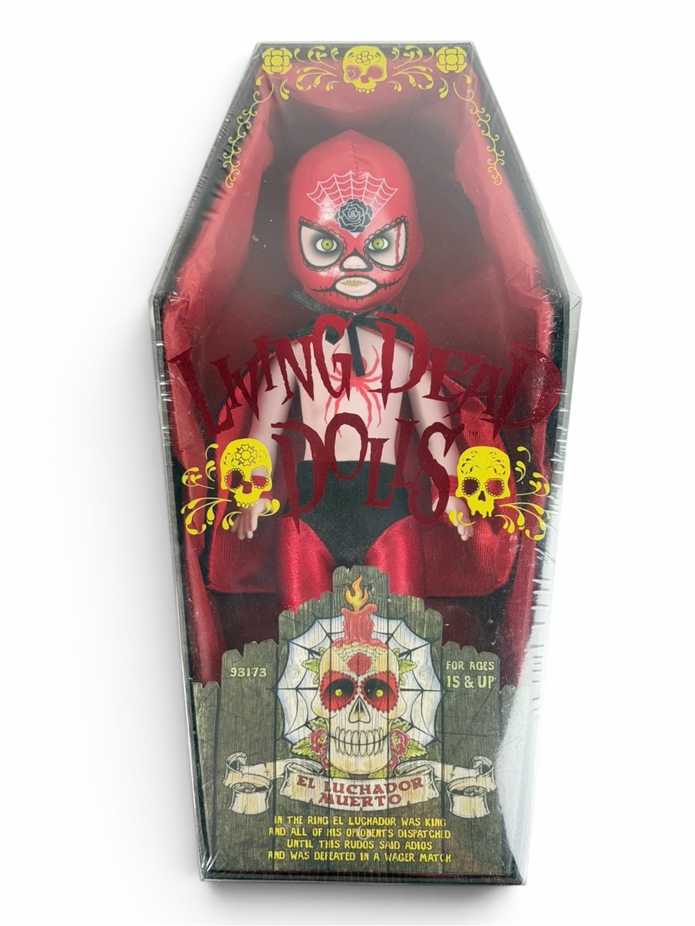 LIVING DEAD DOLLS SERIES 20 VARIANT EL LUCHADOR MUERTO NEW SEALED